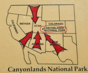 map of Canyonlands